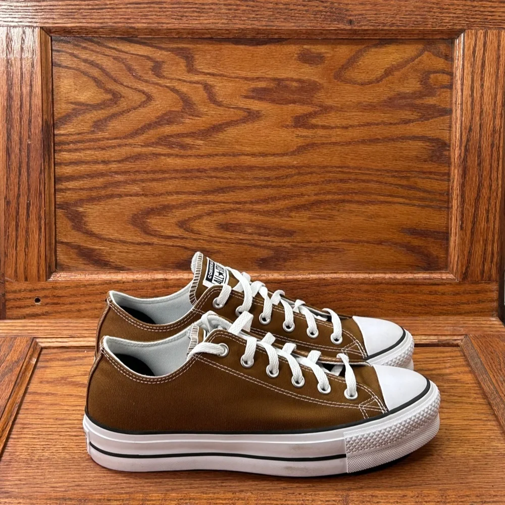Converse‎ CTAS Lift Ox Brindle Brown White Black Shoes
